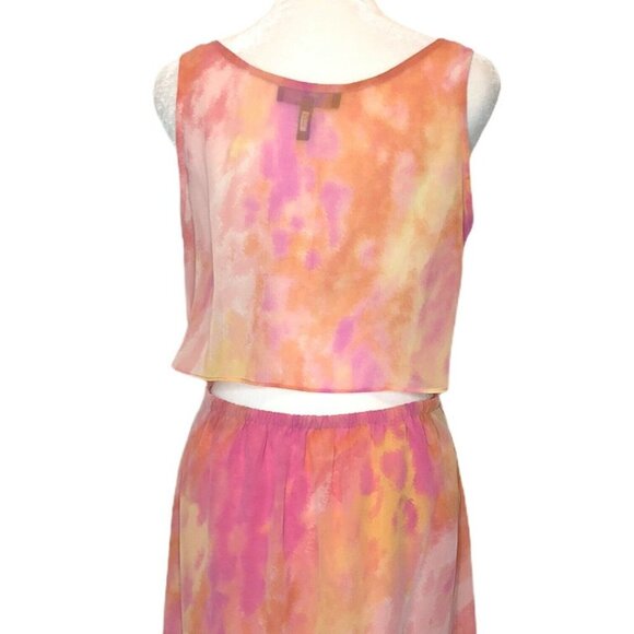 Jessica Simpson S Charleston Dress Sheer Open Back - Picture 4 of 9